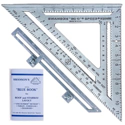 Swanson Speedlite 12 in. L X 1 in. H Aluminum Speed Square