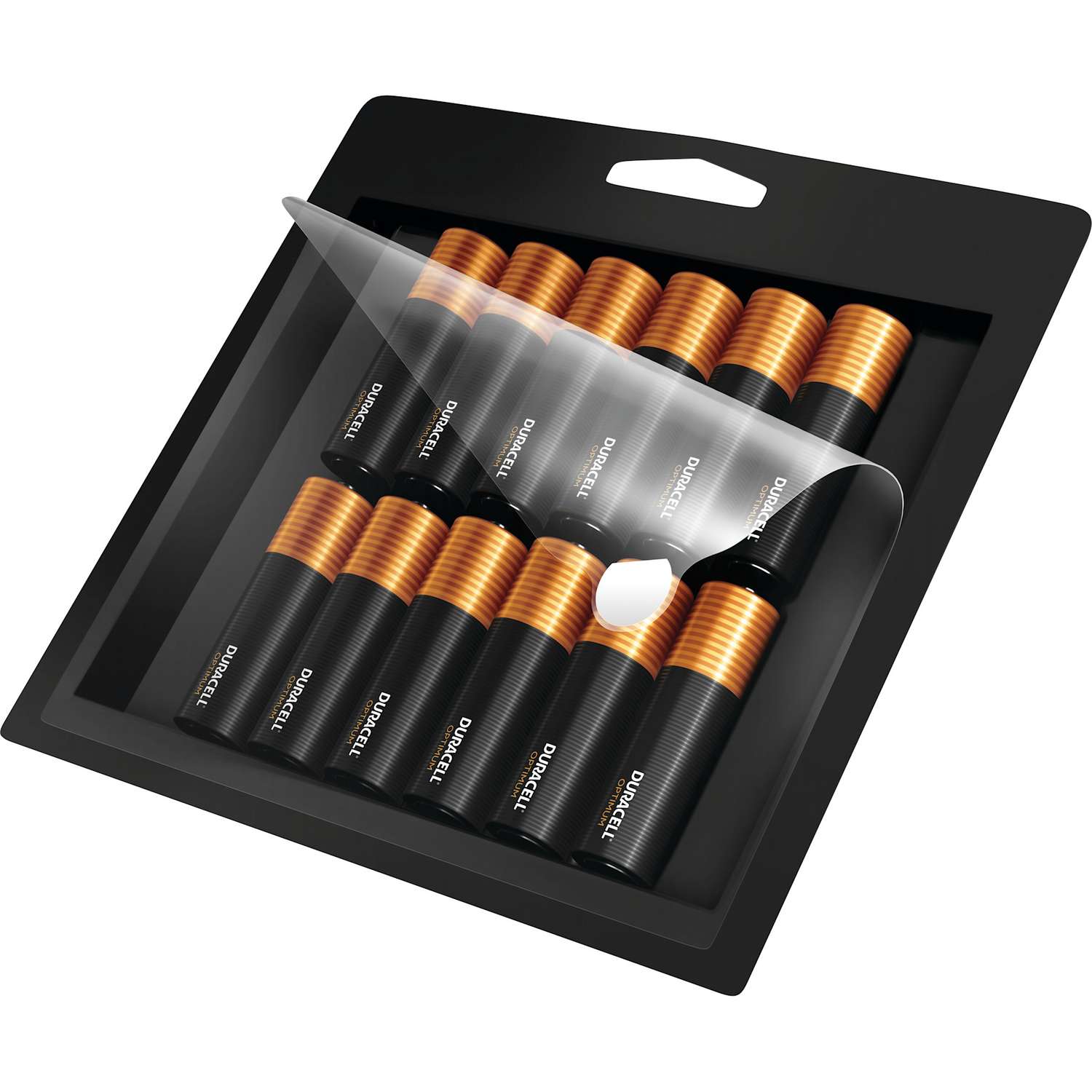 Duracell Optimum AA Alkaline Batteries 12 pk Carded Ace Hardware