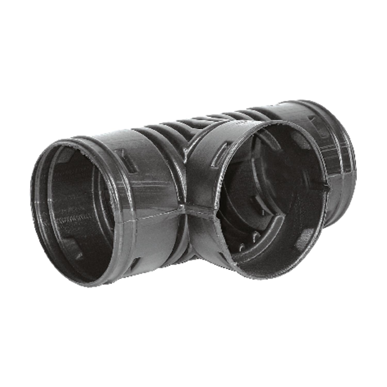 Advance Drainage Systems Schedule 40 6 in. Snap X 6 in. D Snap Polyethylene Blind Tee 1 pk - 0641AA - Plumbing Fittings and Supports  sku 0641AA