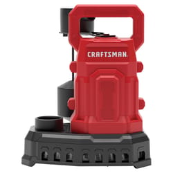 Craftsman 1/2 HP 4100 gph Thermoplastic Vertical Float Switch AC Submersible Sump Pump
