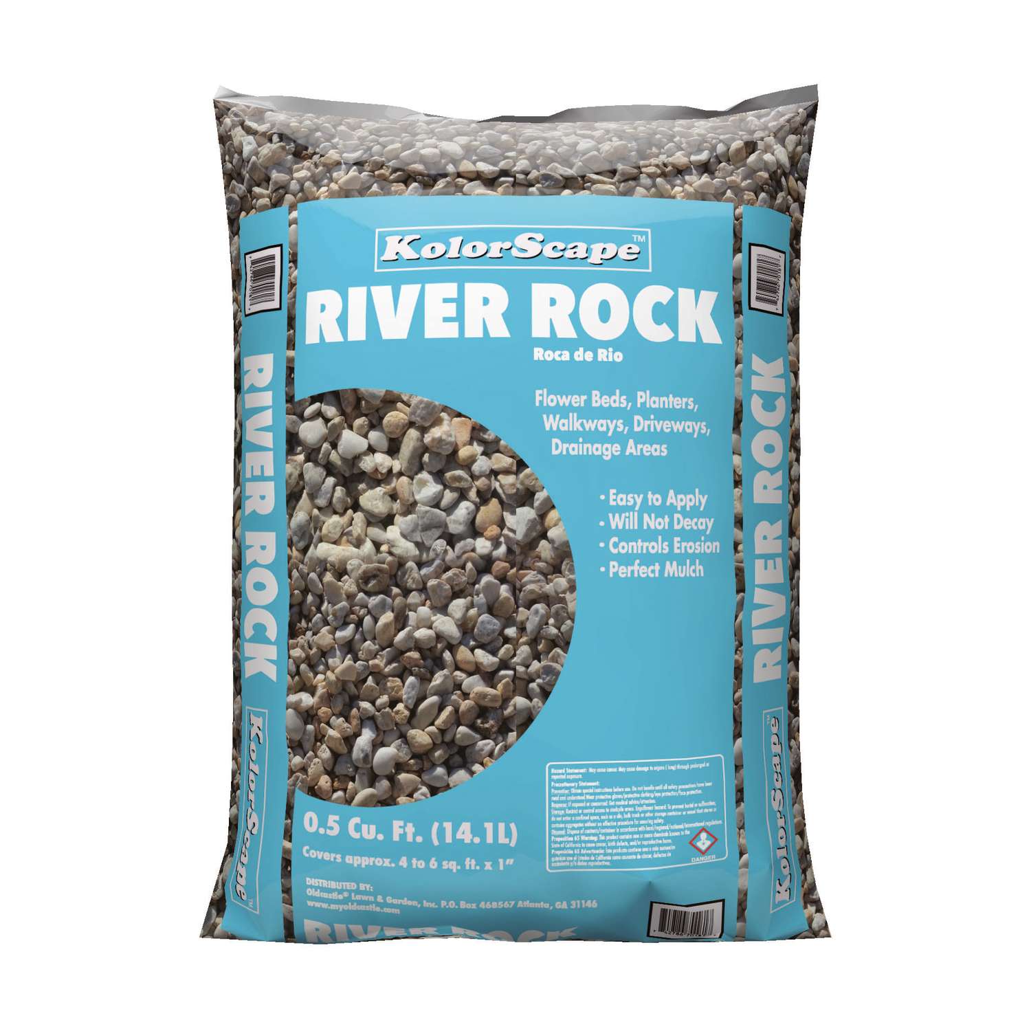 KolorScape Gray River Rock 0.5 cu ft 47 lb Ace Hardware