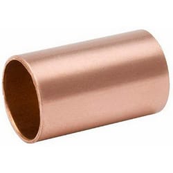 NIBCO 3/4 in. Solder X 3/4 in. D Solder Wrought Copper Coupling without Stop 1 pk