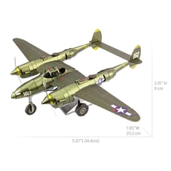 Metal Earth Premium Series P-38 Lighting Lockheed Metal Kit Multicolored