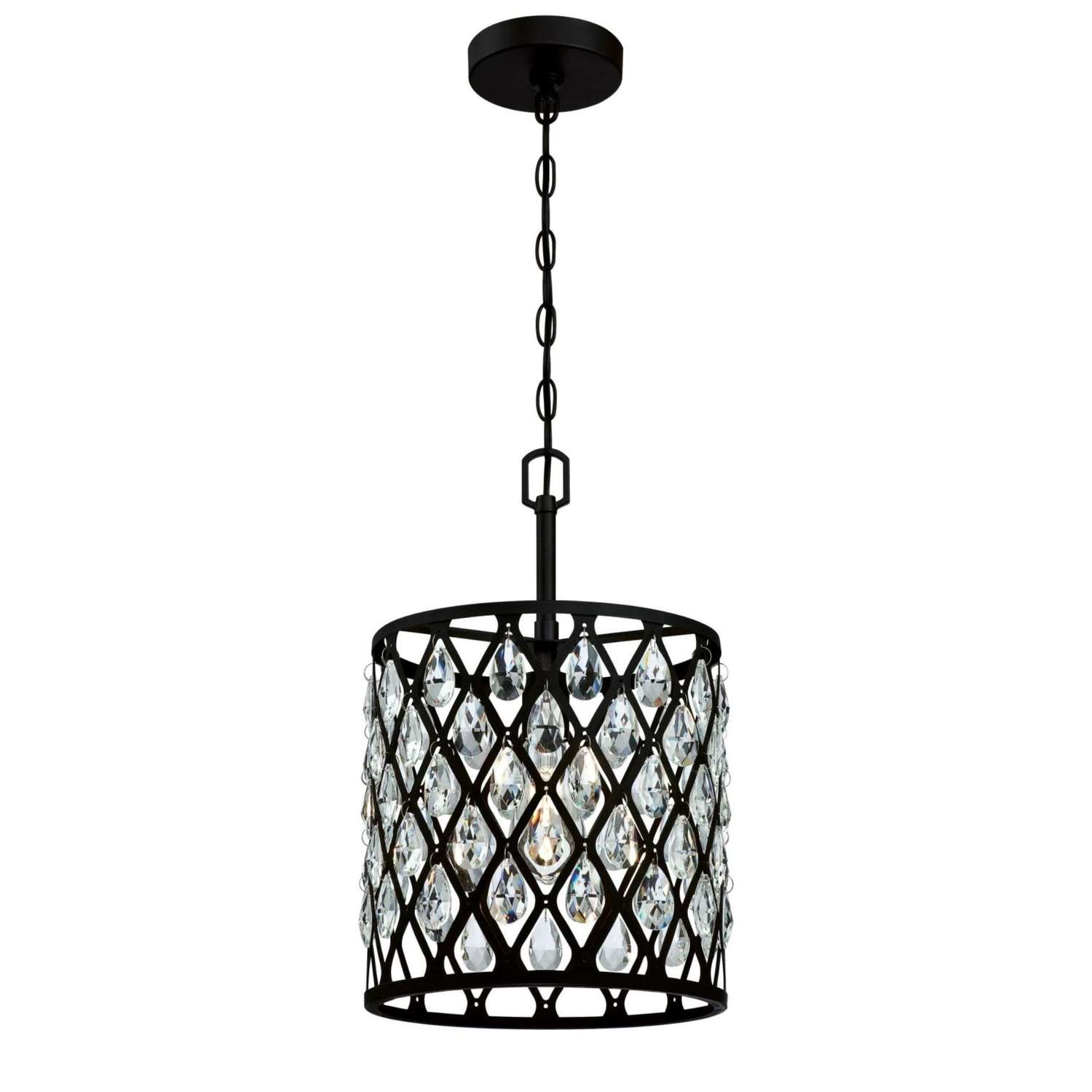 Westinghouse Waltz Matte Black 1 lights Pendant Light - Ace Hardware