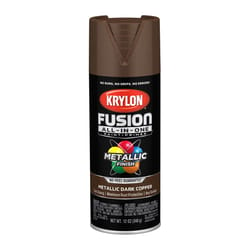 Krylon Fusion All-In-One Metallic Dark Copper Paint+Primer Spray Paint 12 oz