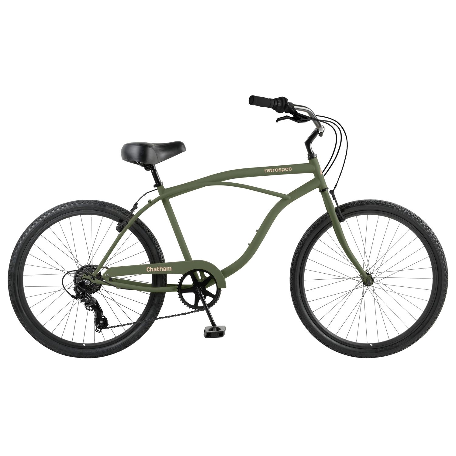 Retrospec Chatham Men 26 in. D Cruiser Bicycle Matte Olive Drab Sansujyuku sansujyuku.com