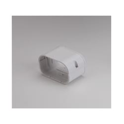 Slimduct Lineset Cover Coupler 3.75 in. W White