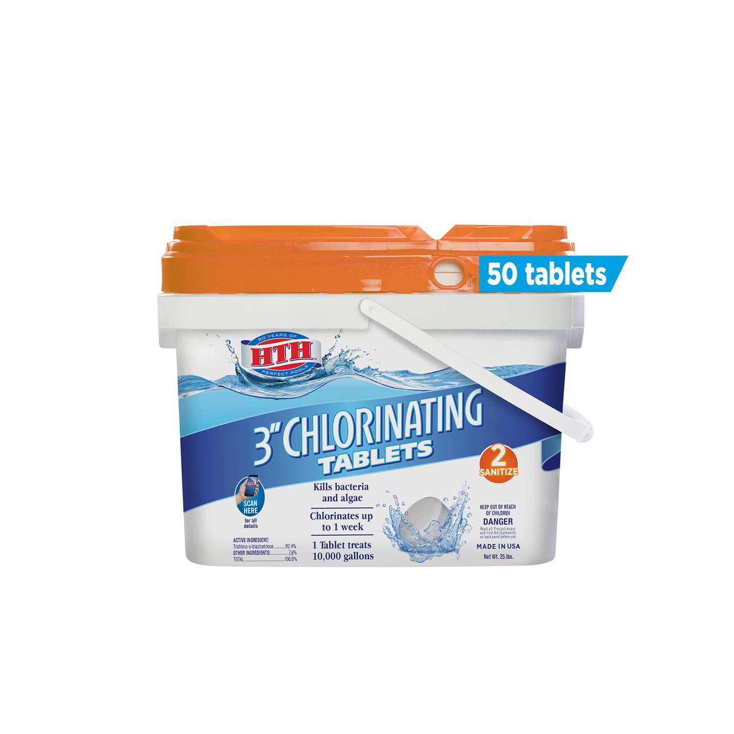 Hth Tablet Chlorinating Chemicals 25 Lb Ace Hardware