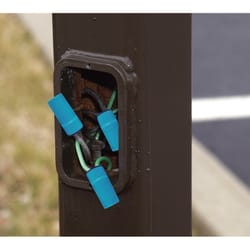 King Innovation DryConn 14-6 AWG Copper Wire Waterproof Wire Connector Aqua/Blue 3 pk