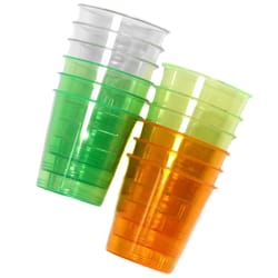 Chef Craft 1 oz Multicolored Plastic Disposable Shot Glass