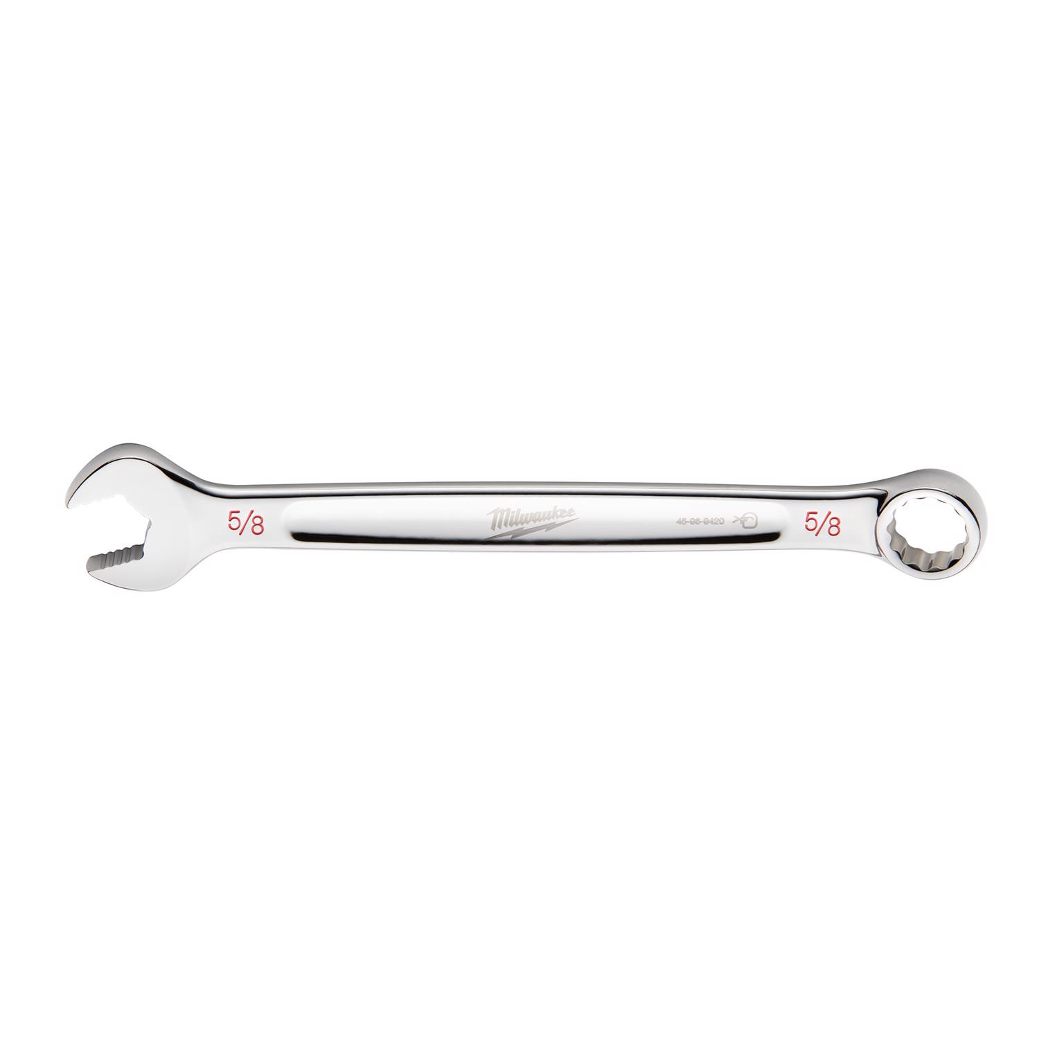 Milwaukee Max Bite 5/8 in. X 5/8 in. 6 and 12 Point SAE Combination Wrench 1.38 in. L 1 pc