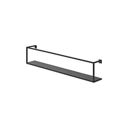 Dolle Aquarium 4.7 in. H X 23.6 in. W X 3.1 in. D Black Steel Decorative Wall Shelf