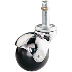 Shepherd Hardware 2 in. D Swivel Rubber Hooded Ball Caster 80 lb 1 pk