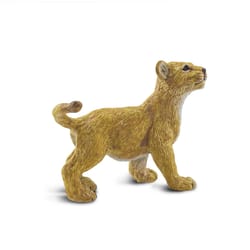 Safari Ltd. Wildlife Lion Cub Figure Toy Brown