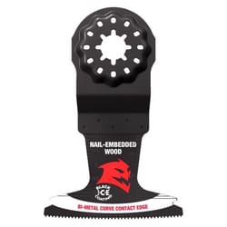 Diablo Starlock 2-1/2 in. W Bi-Metal Curved Contact Edge Oscillating Blade Nail-Embedded Wood 3 pk