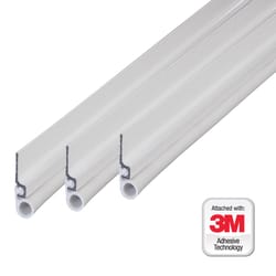 M-D BUILDING PRODUCTS CINCH White Aluminum Door Set Seal For Top/Side Seal 84 in. L X 0.25 in.