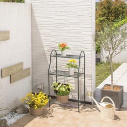 VegTrug 38 in. H Black Steel Plant Stand