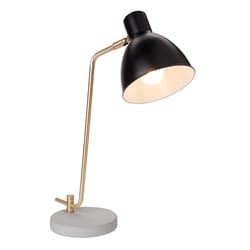 Newhouse Lighting Amelia 20.5 in. Black Desk Lamp