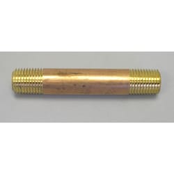 Campbell 1-1/2 in. MPT Brass Nipple 2-1/2 in. L