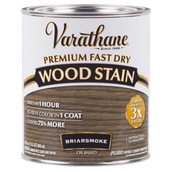 Varathane Semi-Transparent Gloss Briarsmoke Oil-Based Urethane Modified Alkyd Wood Stain 1 qt