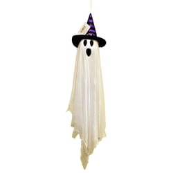 Fun World Friendly Ghost with Hat Hanging Decor