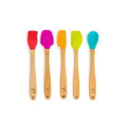 Core Kitchen Silicone/Wood Mini Utensils CDU