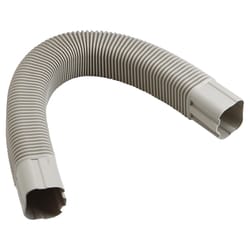 Slimduct Flexible Elbow 31.5 in. W X 2.75 in. H Ivory