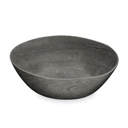 TarHong 142 oz Melamine Faux Real Blackened Wood Serving Bowl 1 pc