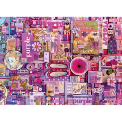 Cobble Hill Purple Jigsaw Puzzle Purple 1000 pc