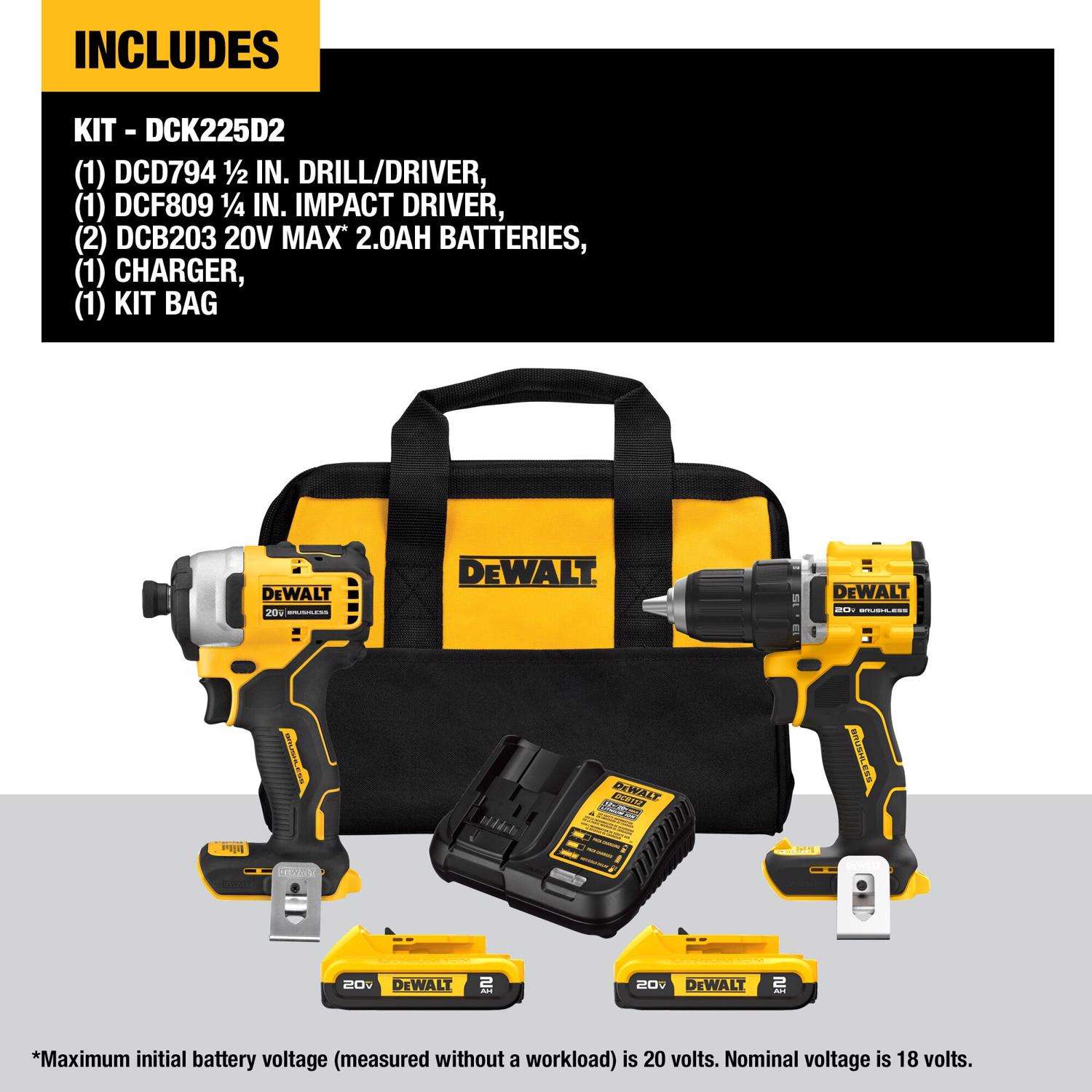 Dewalt impact online combo