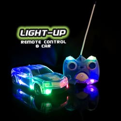 Flipo LED Remote Control Car Plastic Blue