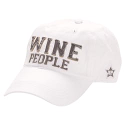 Pavilion We People Wine Baseball Cap White One Size Fits All