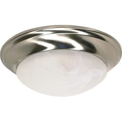 Satco Nuvo 4.5 in. H X 11.5 in. W X 11.5 in. L Brushed Nickel Ceiling Light