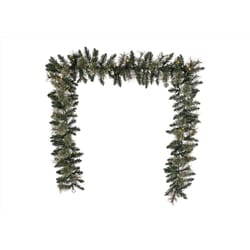 Celebrations 9 ft. L LED Prelit Multicolored Mixed Pine Garland