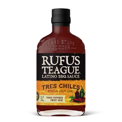 Rufus Teague Latino BBQ Tres Chiles Pica Dulce BBQ Sauce 14 oz