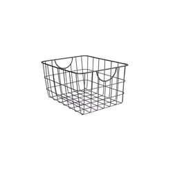 Spectrum 15 in. L X 11.75 in. W X 8 in. H Gray Basket