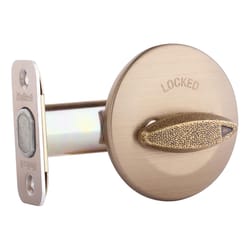 Kwikset Antique Brass Metal Deadbolt