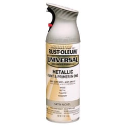 Rust-Oleum Universal Metallic Satin Nickel Metallic Spray Paint 11 oz