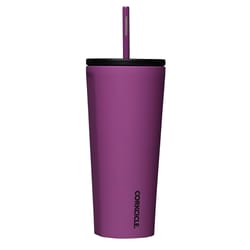 Corkcicle Cold Cup 24 oz Berry Punch BPA Free Insulated Straw Tumbler