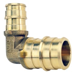 Apollo Expansion PEX / Pex A 1/2 in. Expansion PEX in to X 3/4 in. D PEX Brass 90 Degree Elbow