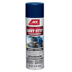 Ace Rust Stop Machine & Implement Gloss International Blue Protective Enamel Spray Paint 15 oz