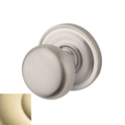 Baldwin Estate Classic Knob Polished Privacy Lockset Right or Left Handed