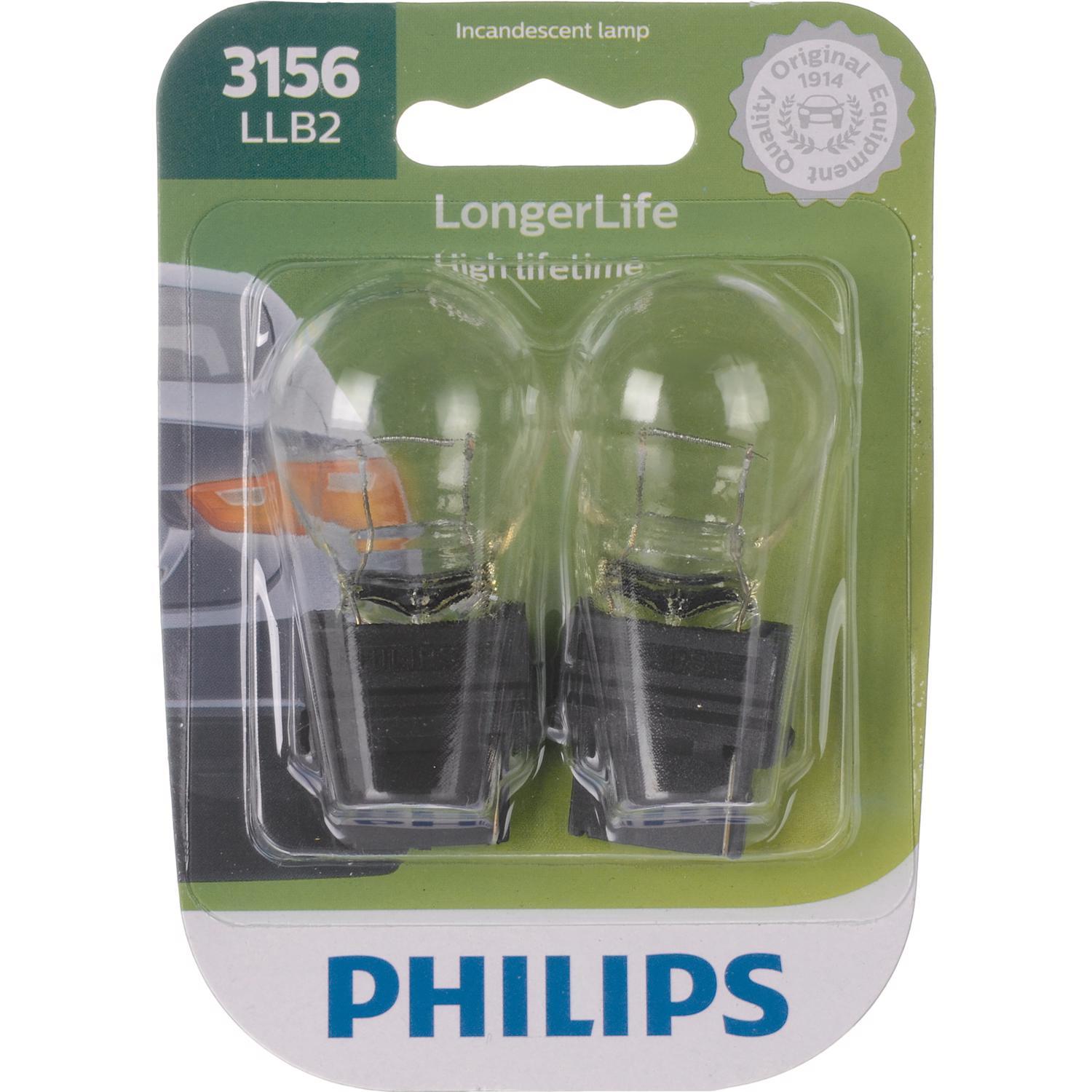 Photos - Light Bulb Philips LongerLife Incandescent Back-Up/Stop/Trunk Miniature Automotive Bu 