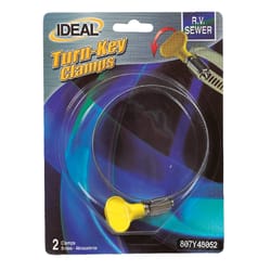 Ideal Tridon 2-1/2 in. 3-1/2 in. 48 Hose Clamp Stainless Steel Turn Key