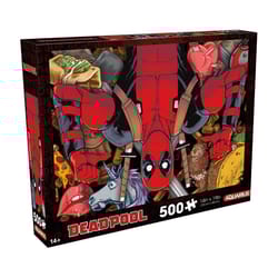 Aquarius Marvel Deadpool Collage Jigsaw Puzzle Multicolored 500 pc