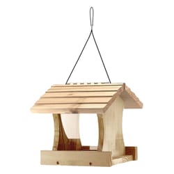 Audubon Wild Bird 1.5 lb Cedar Platform Bird Feeder 1 ports