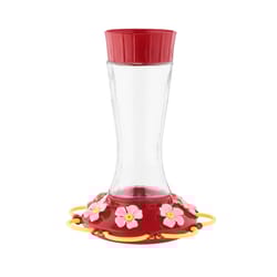 North States Hummingbird 20 oz Glass/Plastic Nectar Bird Feeder 7 ports