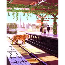 Chive Niyuki Vine Train Puzzle Multicolored 500 pc