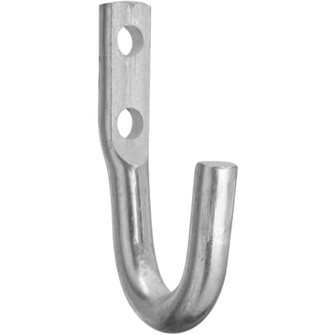 National Hardware Zinc-Plated Silver Steel 2 in. L Rope/Tarp Hook