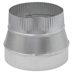 Imperial 9 in. D X 8 in. D Galvanized Steel Furnace Pipe Reducer